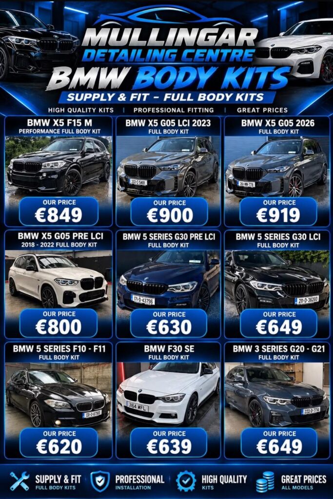 Wide range of body kits at competitive prices.